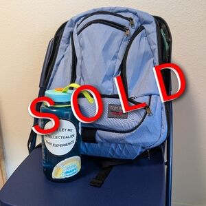 SOLD - DO NOT BUY - Tom Bihn Periwinkle & Kelpie Synik 26 Backpack